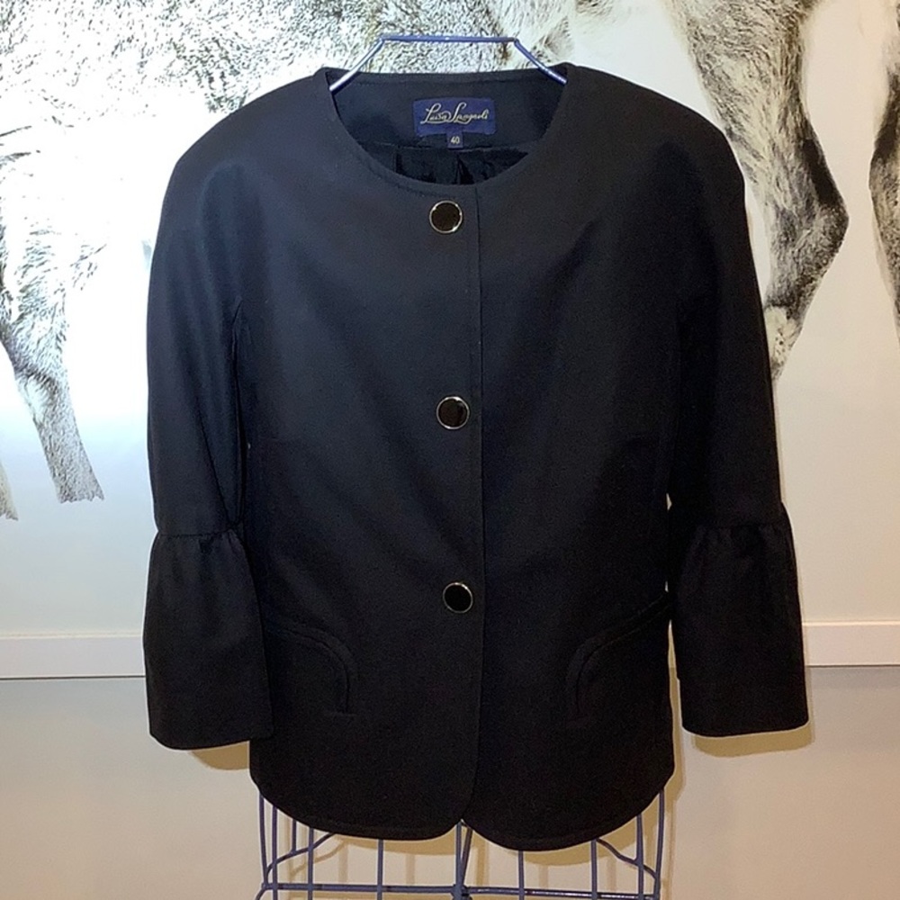 Luisa Spagnoli tulip bell sleeve jacket